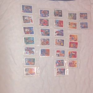 Collectors choice basketball trading cards (27 cards total with case)